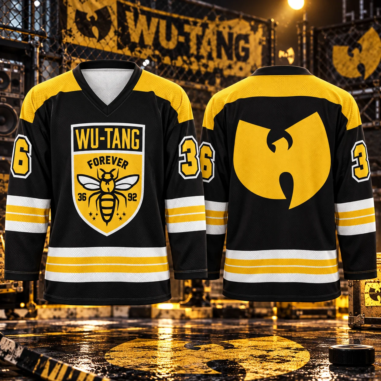 Mens Fashion Summer - Maglia da hockey 2026 Wu-Tang Clan