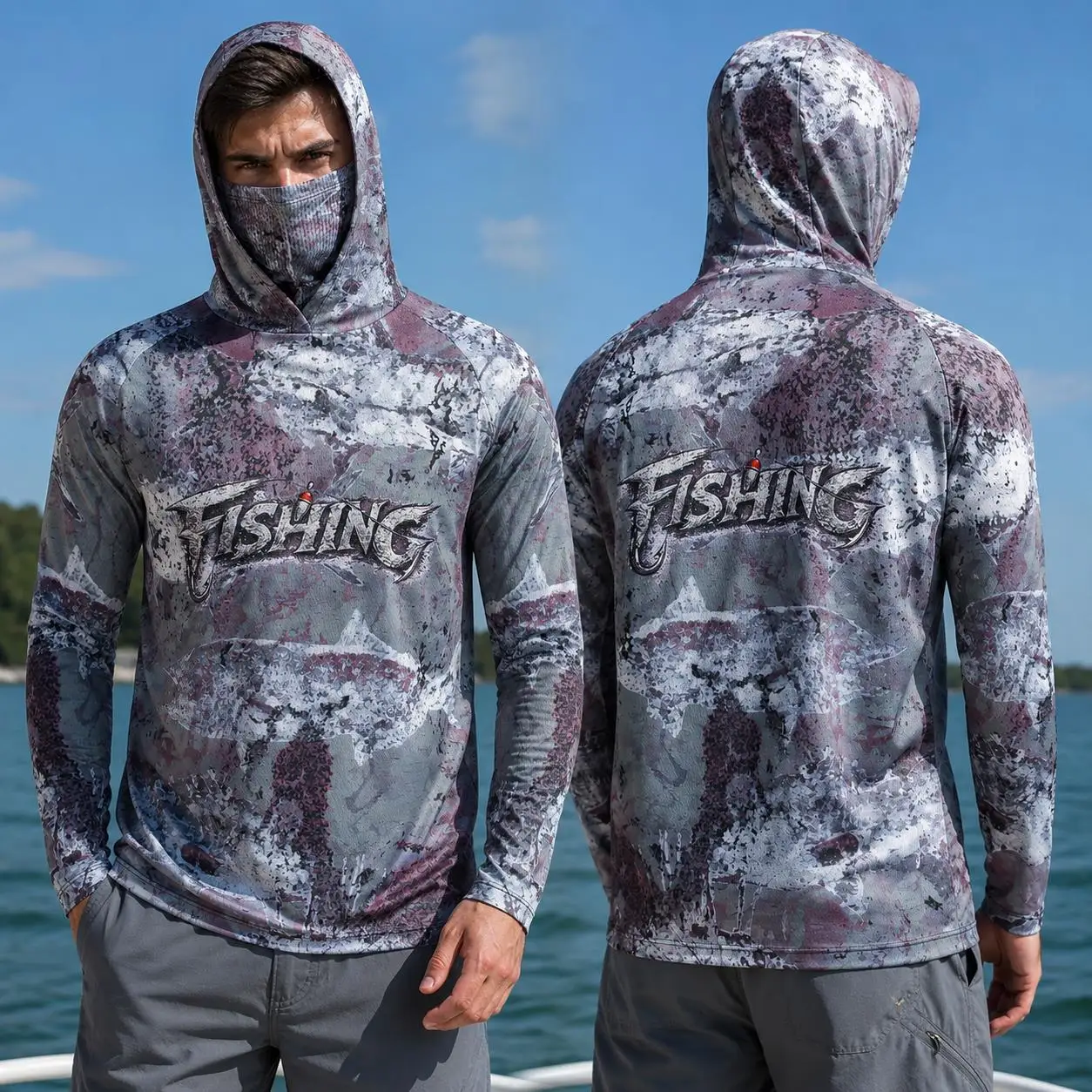 Maglia da pesca con cappuccio, - Mens Fashion Summer recensione e prezzo