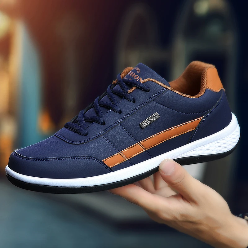 Scarpe da Uomo in Pelle PU, Sn - Mens Fashion Trainers recensione e prezzo