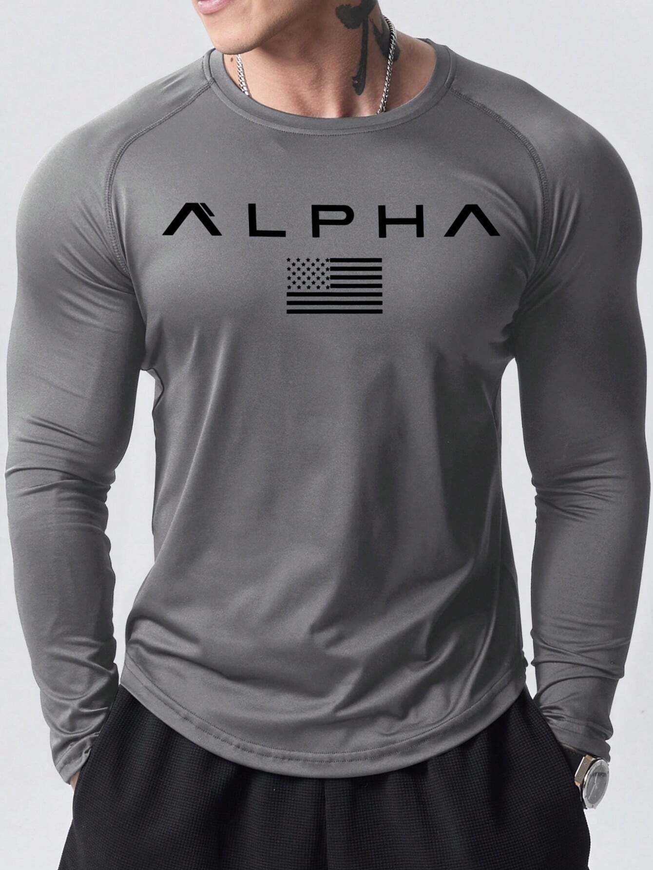 Nuova T-Shirt a Maniche Lunghe - Mens Fashion Clothes recensione e prezzo