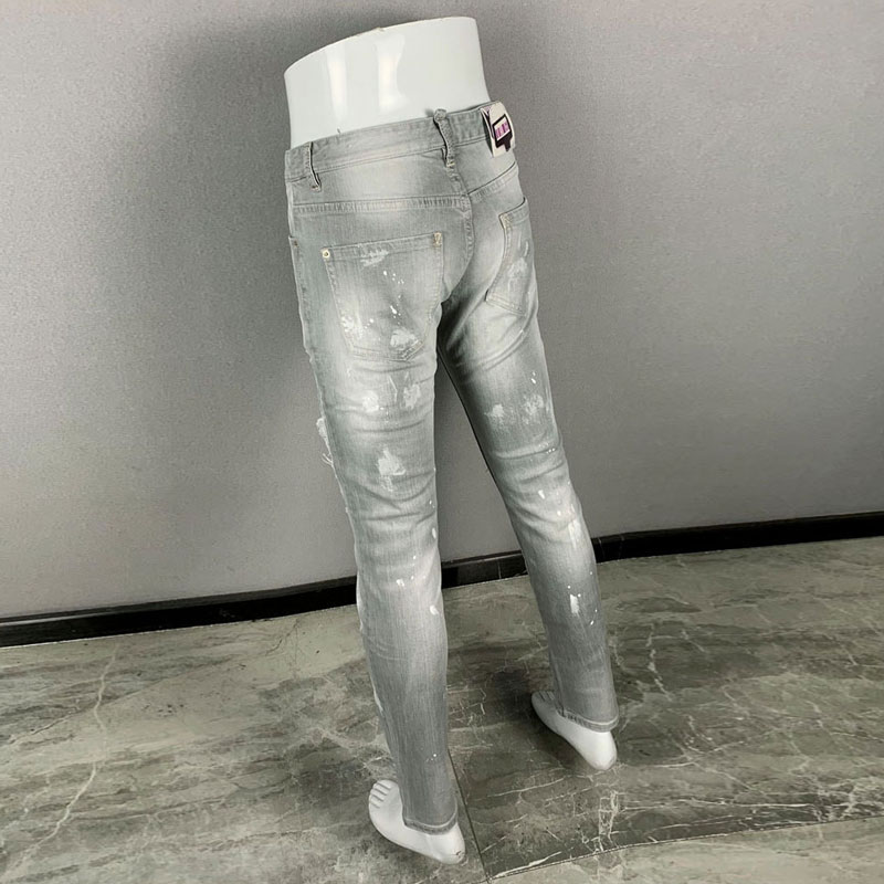 Nuovi jeans da uomo alla moda, - Men'S Fashion Grey Jeans recensione e prezzo