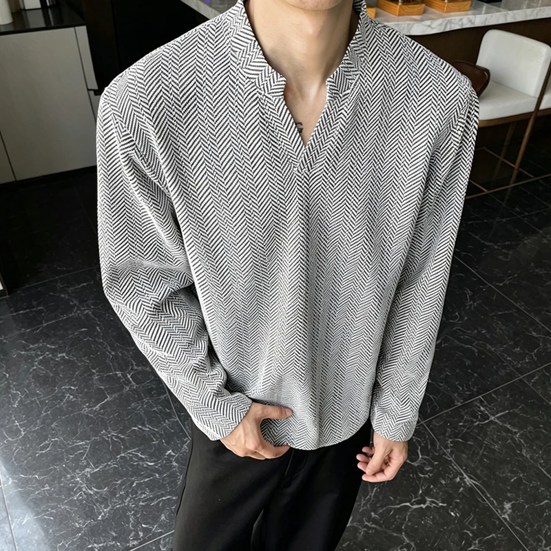 Camicia da uomo con scollo a V - Mens Fashion Summer recensione e prezzo
