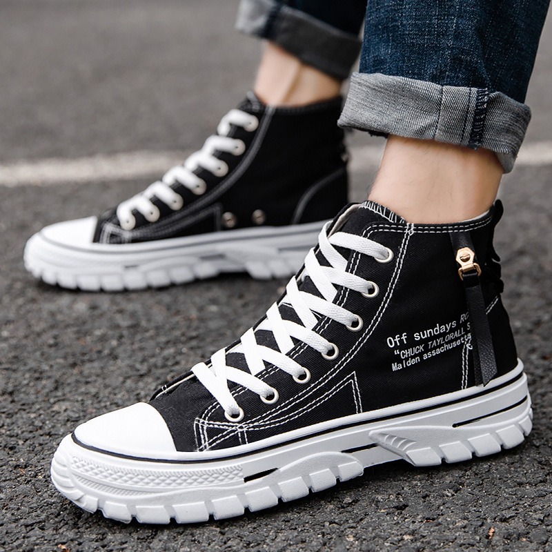 Scarpe da uomo alte in tela 20 - Mens Fashion Trainers recensione e prezzo